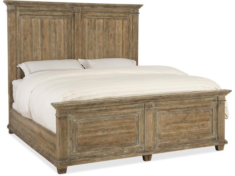 Hooker Furniture Bedroom Boheme Laurier King Panel Bed 5750-90266-MWD at Norwood Furniture