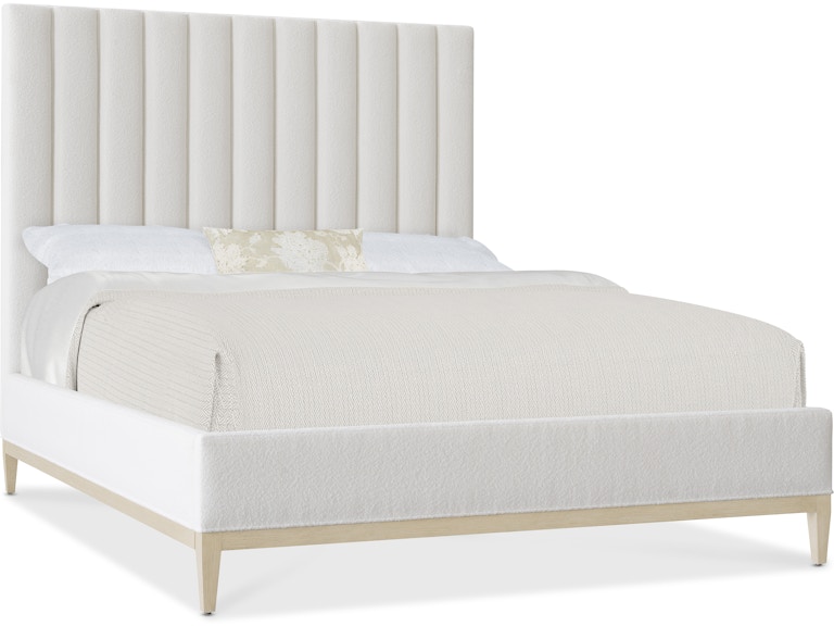 Hooker Furniture Bedroom Cascade Queen Upholstered Bed 6120-90350-80 at Norwood Furniture