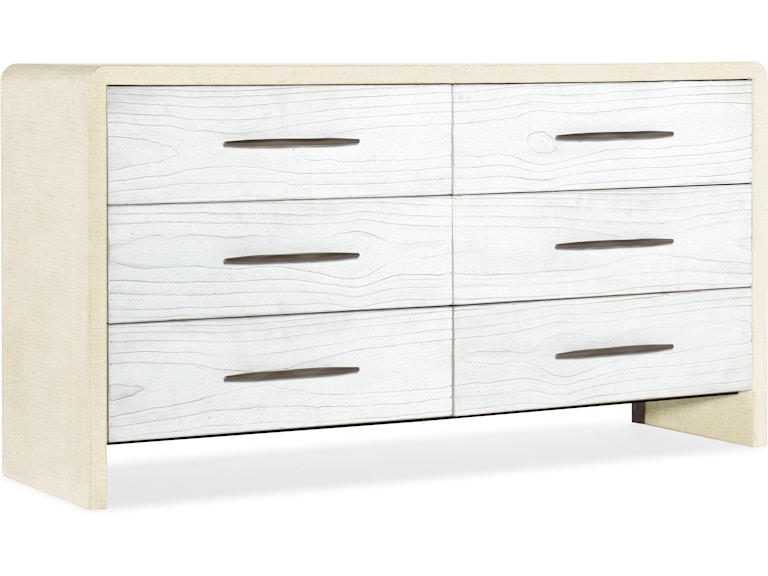 Hooker Furniture Bedroom Cascade Six-Drawer Dresser 6120-90002-05 at Norwood Furniture