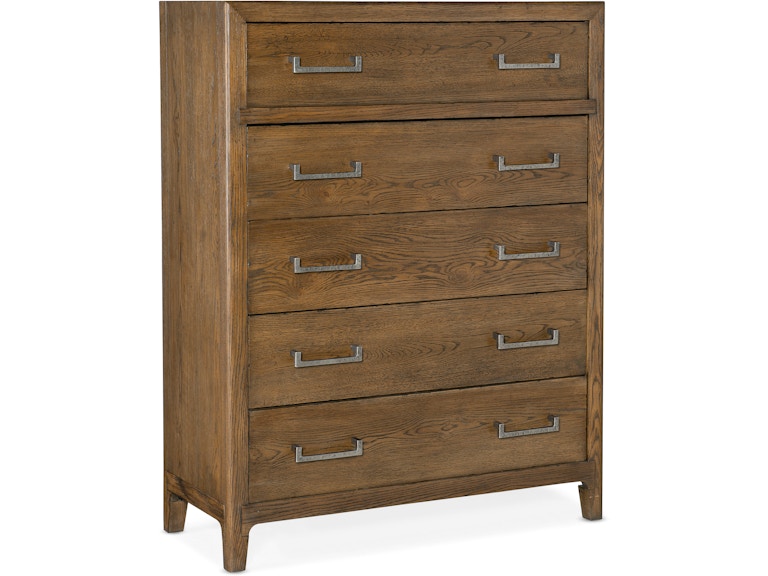 Hooker Furniture Bedroom Chapman Five-Drawer Chest 6033-90010-85 at Norwood Furniture