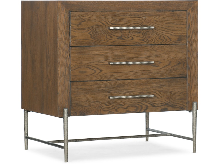 Hooker Furniture Bedroom Chapman Three-Drawer Nightstand 6033-90116-85 at Norwood Furniture