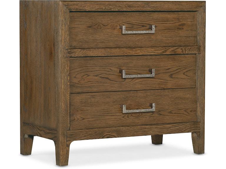 Hooker Furniture Bedroom Chapman Three-Drawer Nightstand 6033-90016-85 at Norwood Furniture