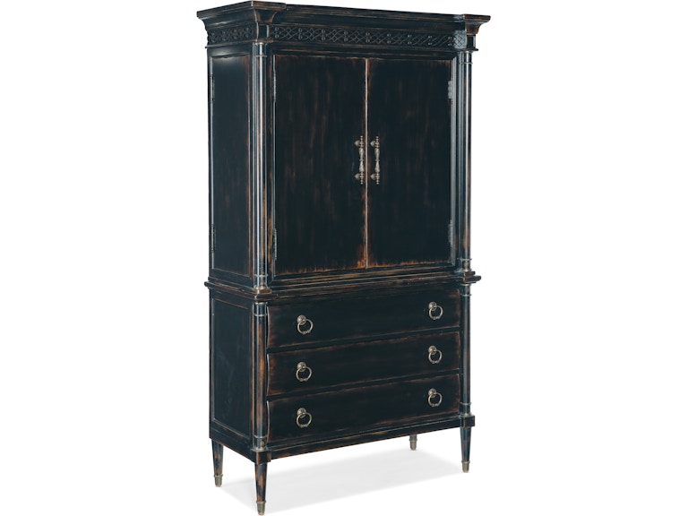 Hooker Furniture Bedroom Charleston Jewelry Armoire 6750-90014-97 at Norwood Furniture