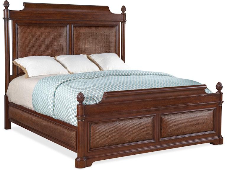 Hooker Furniture Bedroom Charleston King Panel Bed 6750-90266-85 at Norwood Furniture