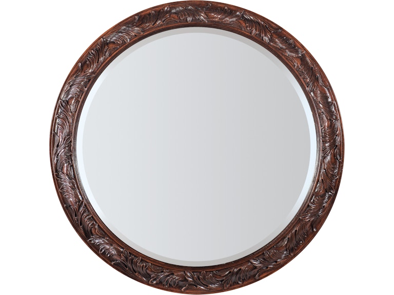Hooker Furniture Bedroom Charleston Round Mirror 6750-90007-85 at Norwood Furniture