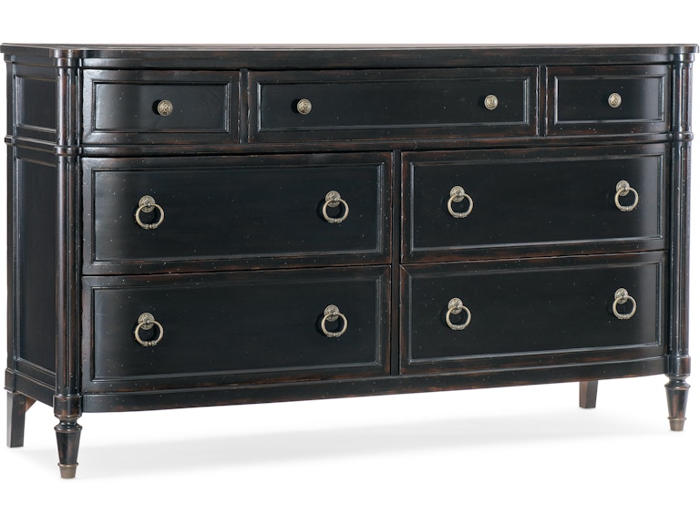 Hooker Furniture Bedroom Charleston Seven-Drawer Dresser 6750-90202-97 at Norwood Furniture