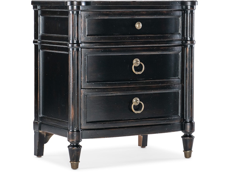 Hooker Furniture Bedroom Charleston Three-Drawer Nightstand 6750-90015-97 at Norwood Furniture