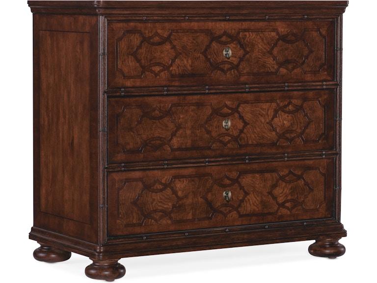 Hooker Furniture Bedroom Charleston Three-Drawer Nightstand 6750-90116-85 at Norwood Furniture