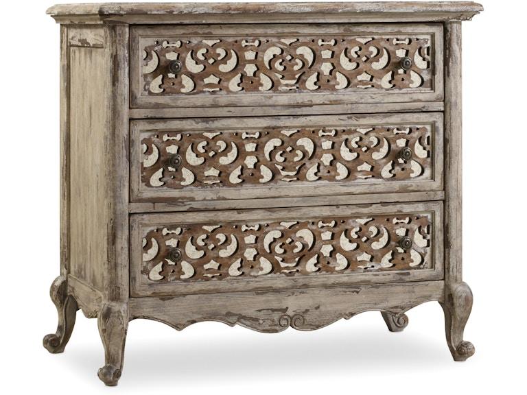 Hooker Furniture Bedroom Chatelet Fretwork Nightstand 5351-90016 at Norwood Furniture