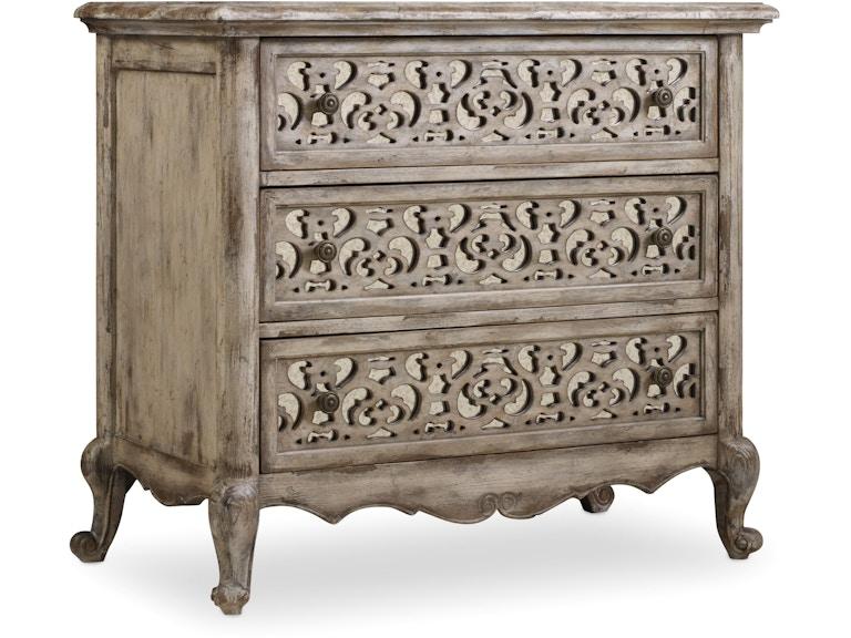 Hooker Furniture Bedroom Chatelet Fretwork Nightstand 5350-90016 at Norwood Furniture