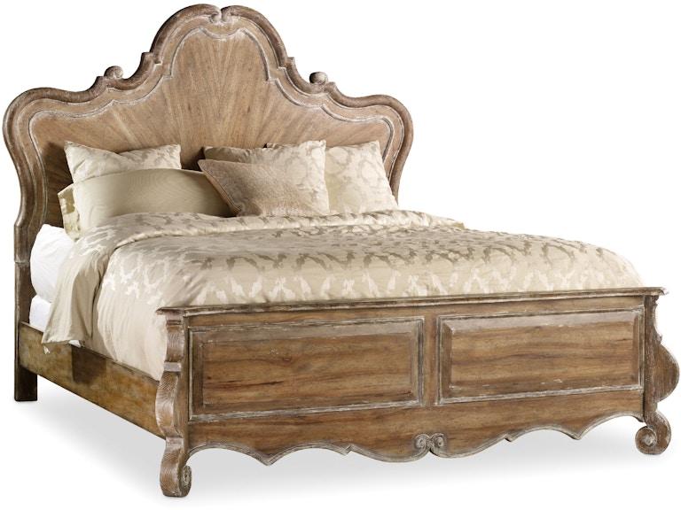 Hooker Furniture Bedroom Chatelet King Wood Panel Bed 5300-90266 at Norwood Furniture
