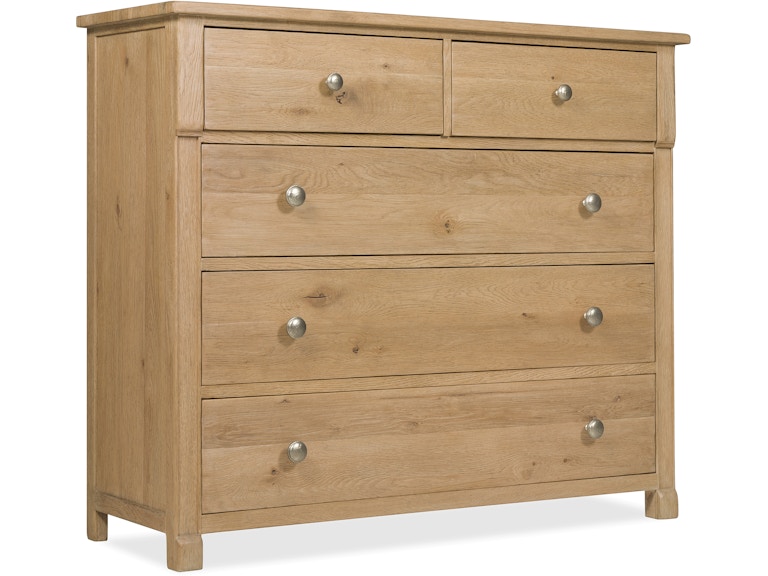Hooker Furniture Bedroom Driftwood Five-Drawer Chest 6820-90011-80 at Norwood Furniture