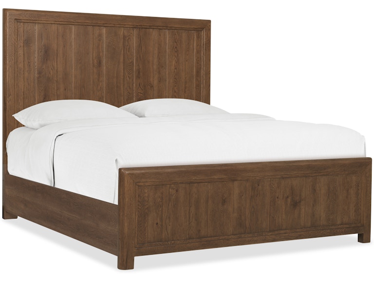 Hooker Furniture Bedroom Driftwood King Panel Bed 6820-90266-85 at Norwood Furniture