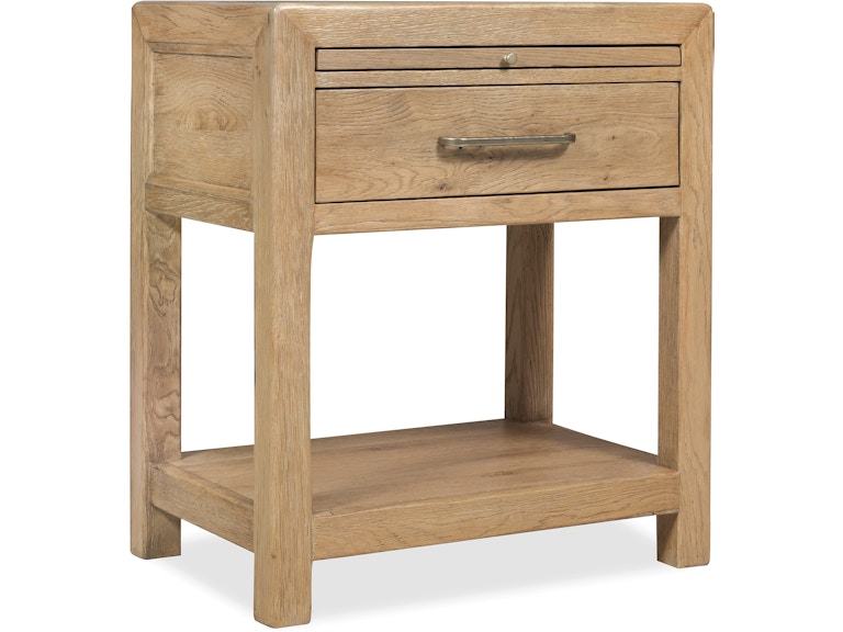 Hooker Furniture Bedroom Driftwood One-Drawer Nightstand 6820-90316-80 at Norwood Furniture