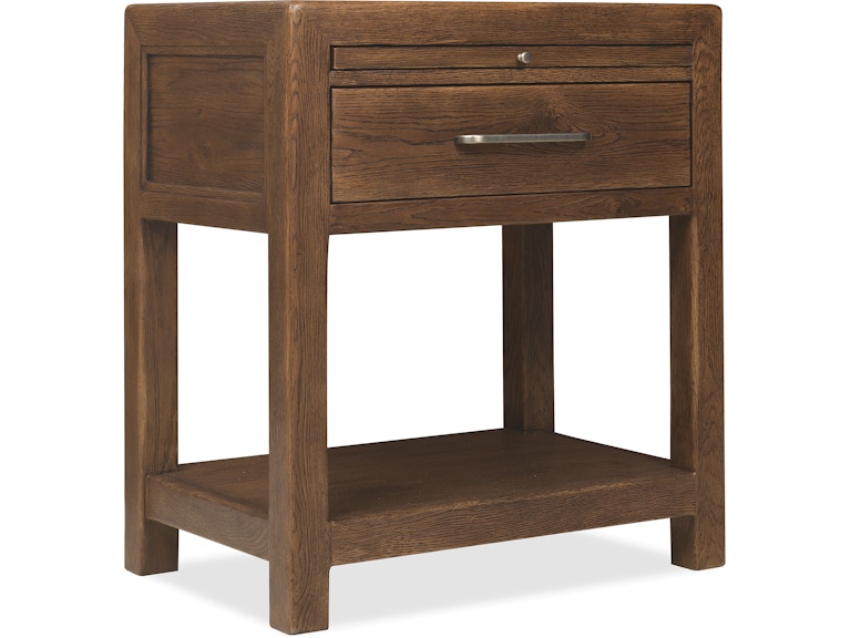 Hooker Furniture Bedroom Driftwood One-Drawer Nightstand 6820-90316-85 at Norwood Furniture
