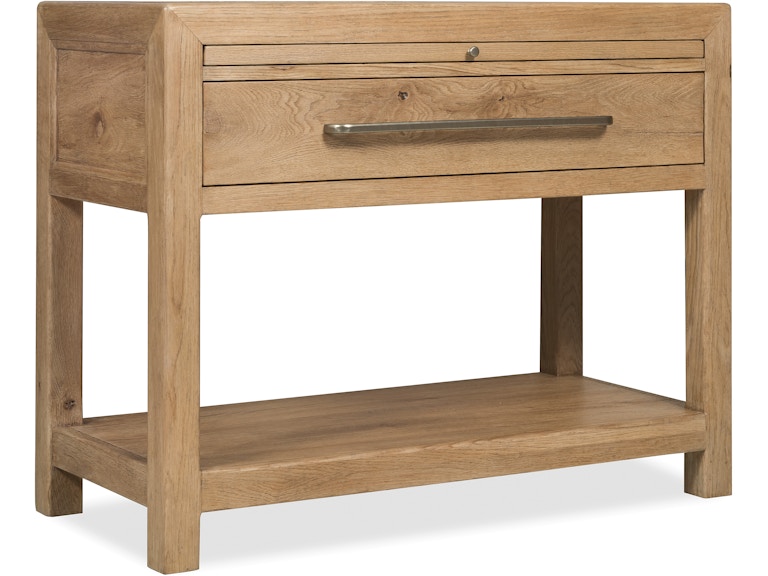 Hooker Furniture Bedroom Driftwood One-Drawer Nightstand with Stone 6820-90216-80 at Norwood Furniture