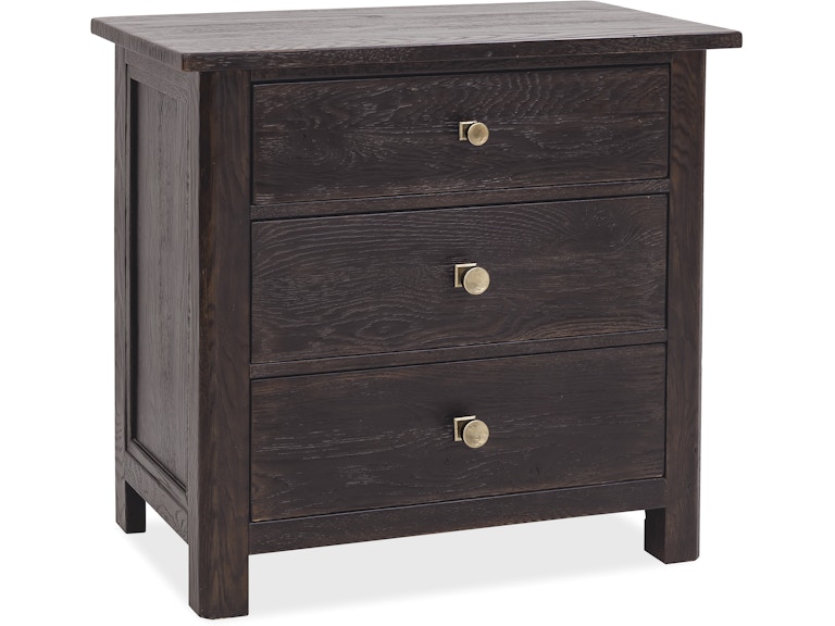 Hooker Furniture Bedroom Driftwood Three-Drawer Nightstand 6820-90116-99 at Norwood Furniture