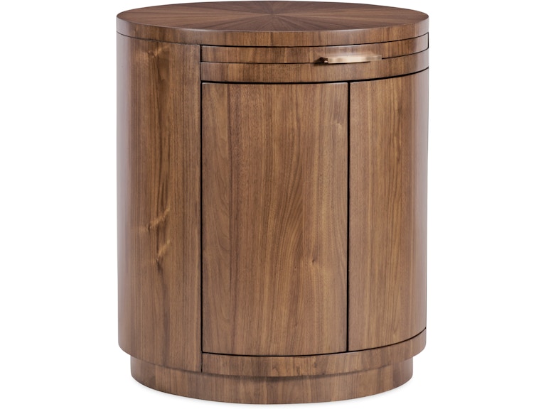 Hooker Furniture Bedroom Eleana Round Nightstand 7252-90215-85 at Norwood Furniture