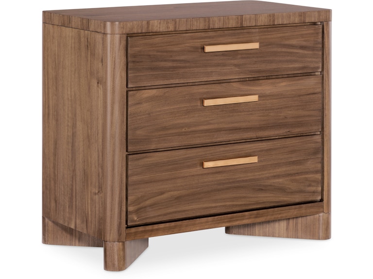 Hooker Furniture Bedroom Eleana Three Drawer Nightstand 7252-90016-85 at Norwood Furniture