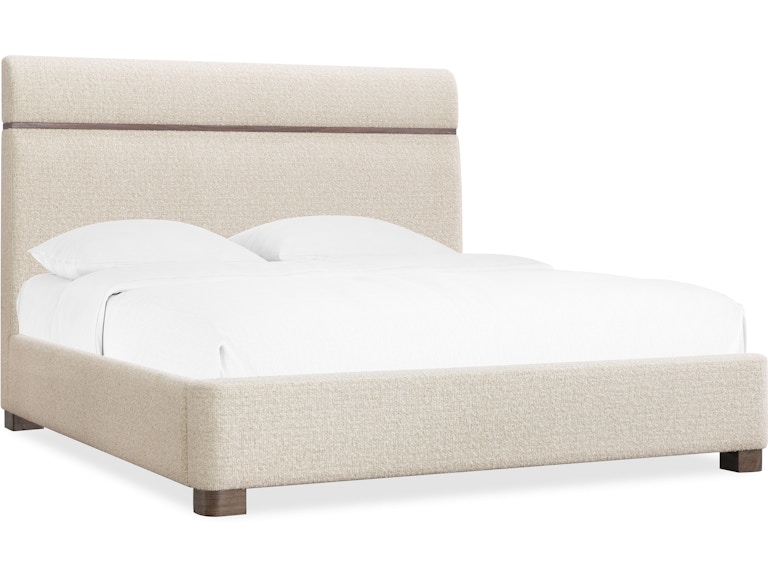 Hooker Furniture Bedroom Eleana Upholstered Queen Panel Bed 7252-90850-85 at Norwood Furniture