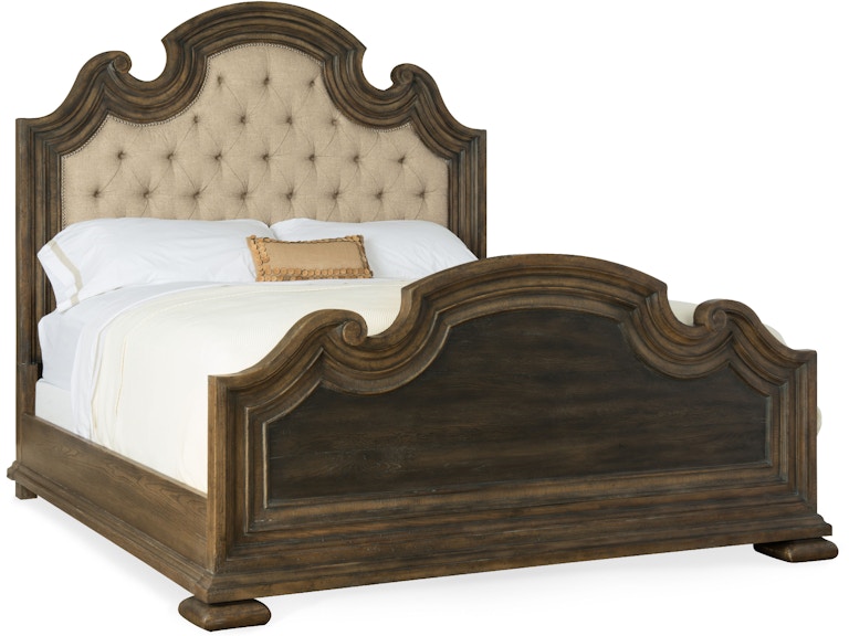 Hooker Furniture Bedroom Fair Oaks California King Uph Bed 5960-90860-MULTI at Norwood Furniture