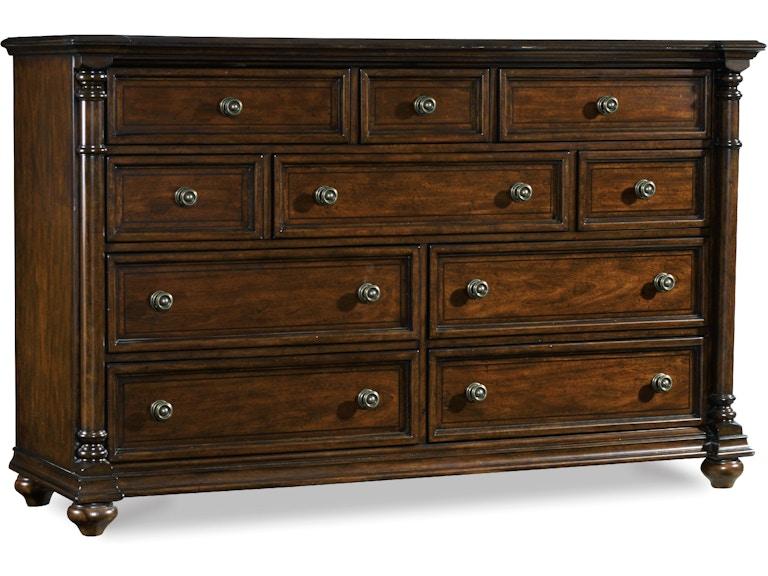 Hooker Furniture Bedroom Leesburg Dresser 5381-90002 at Norwood Furniture