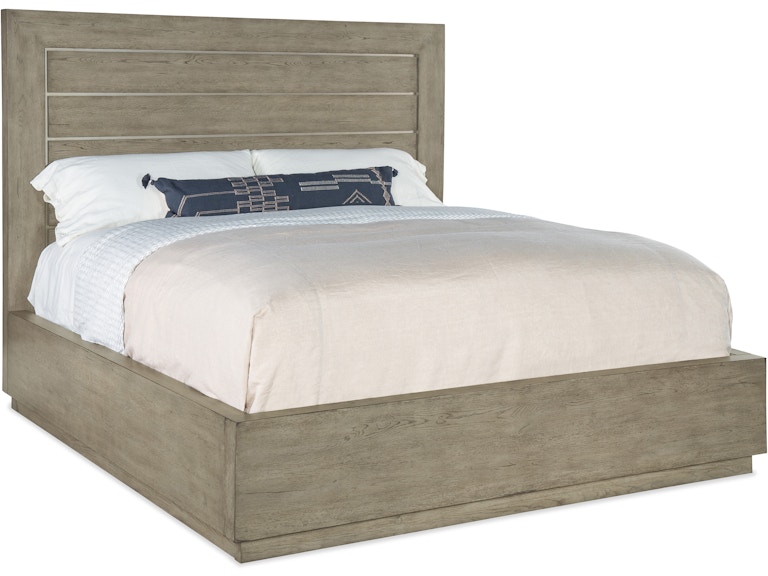 Hooker Furniture Bedroom Linville Falls Mill Ridge California King Panel Bed 6150-90260-85 at Norwood Furniture