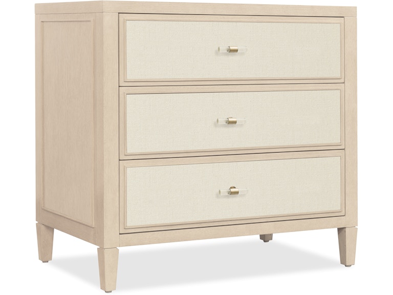 Hooker Furniture Bedroom Melange Be My Guest Nightstand 628-90016-80 at Norwood Furniture