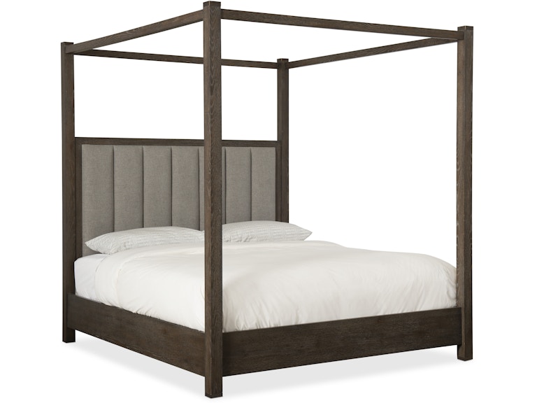 Hooker Furniture Bedroom Miramar Aventura Jackson King Poster Bed w-Tall Posts & Canopy 6202-90666-TALL at Norwood Furniture