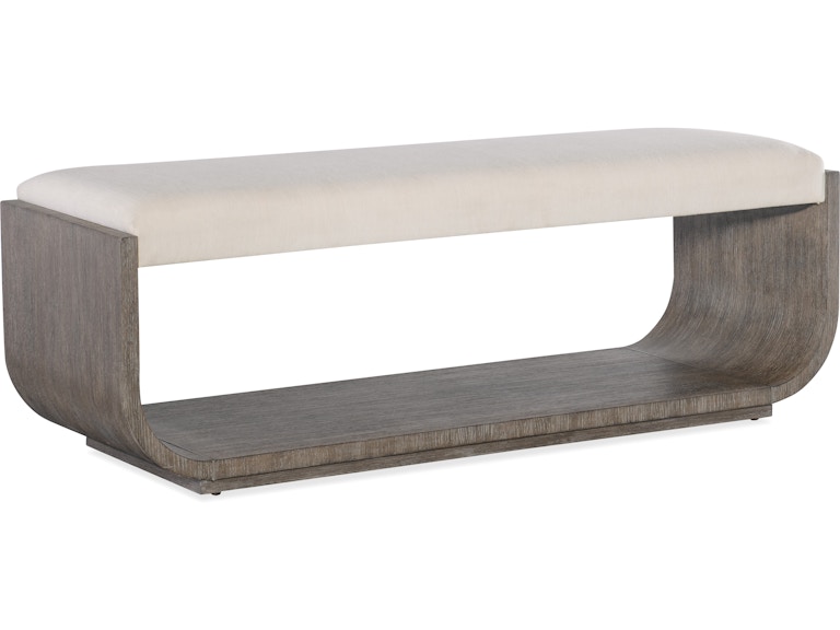 Hooker Furniture Bedroom Modern Mood Bed Bench 6850-90119-89 at Norwood Furniture