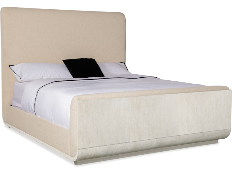 Hooker Furniture Bedroom Modern Mood Queen Upholstered Panel Bed 6850-90950-80 at Norwood Furniture