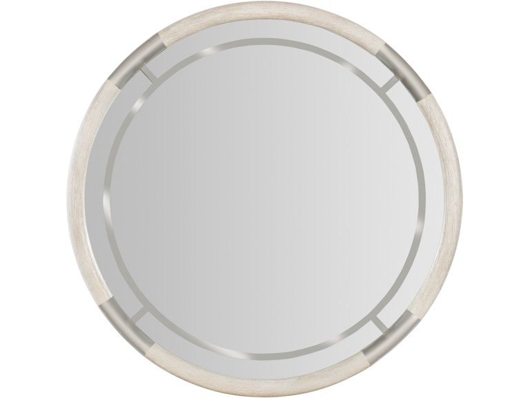 Hooker Furniture Bedroom Modern Mood Round Mirror 6850-90007-80 at Norwood Furniture
