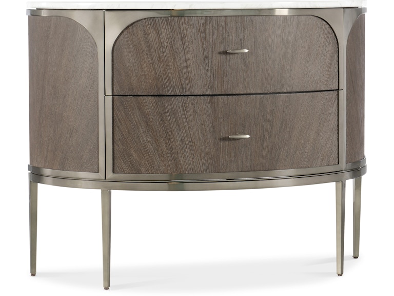 Hooker Furniture Bedroom Modern Mood Two Drawer Nightstand 6850-90215-89 at Norwood Furniture