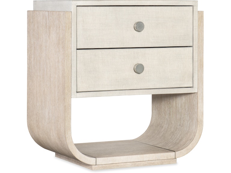 Hooker Furniture Bedroom Modern Mood Two Drawer Nightstand 6850-90416-80 at Norwood Furniture