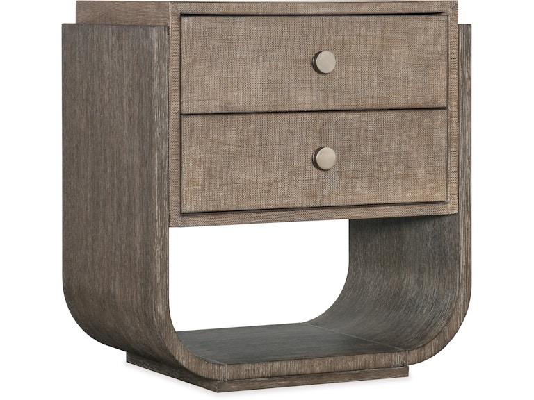 Hooker Furniture Bedroom Modern Mood Two Drawer Nightstand 6850-90416-89 at Norwood Furniture