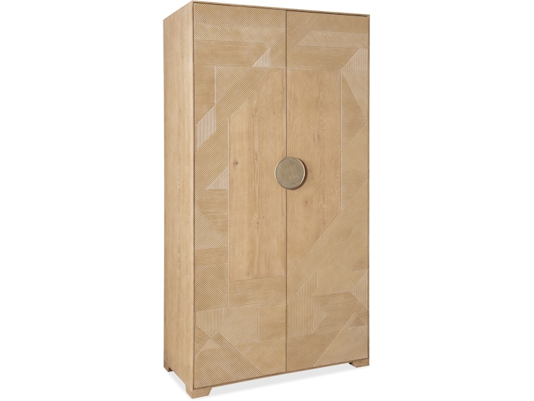 Hooker Furniture Bedroom Retreat Split Rattan Wardrobe 6950-90013-80 At Norwood Furniture