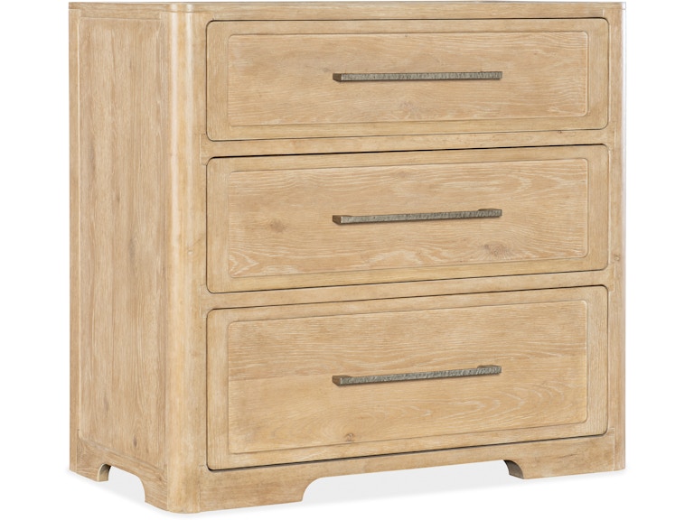 Hooker Furniture Bedroom Retreat Three-Drawer Nightstand 6950-90015-80 at Norwood Furniture