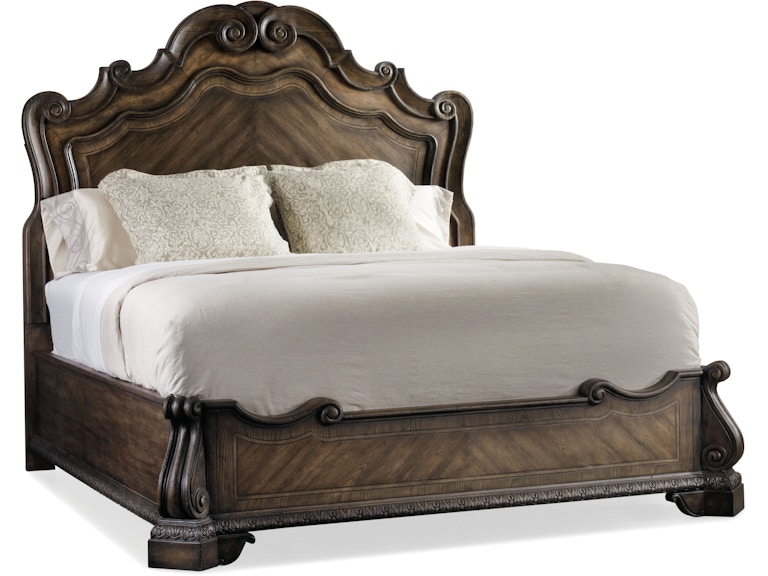 Hooker Furniture Bedroom Rhapsody California King Panel Bed 5070-90260 at Norwood Furniture