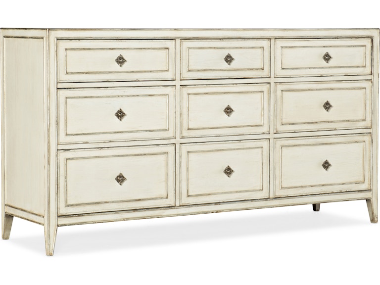 Hooker Furniture Bedroom Sanctuary Anastasie Dresser 5865-90203-02 at Norwood Furniture