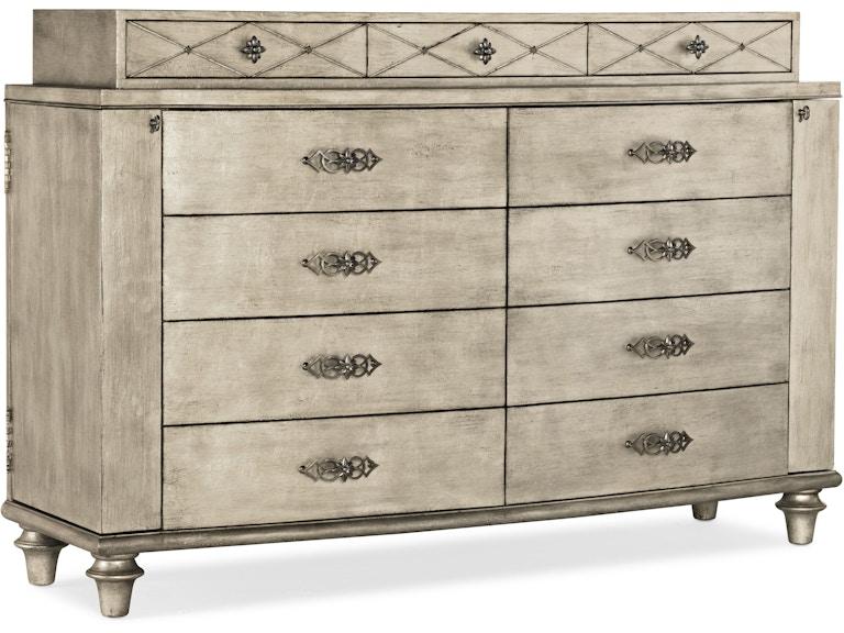 Hooker Furniture Bedroom Sanctuary Diamont Dresser 5875-90002-95 at Norwood Furniture