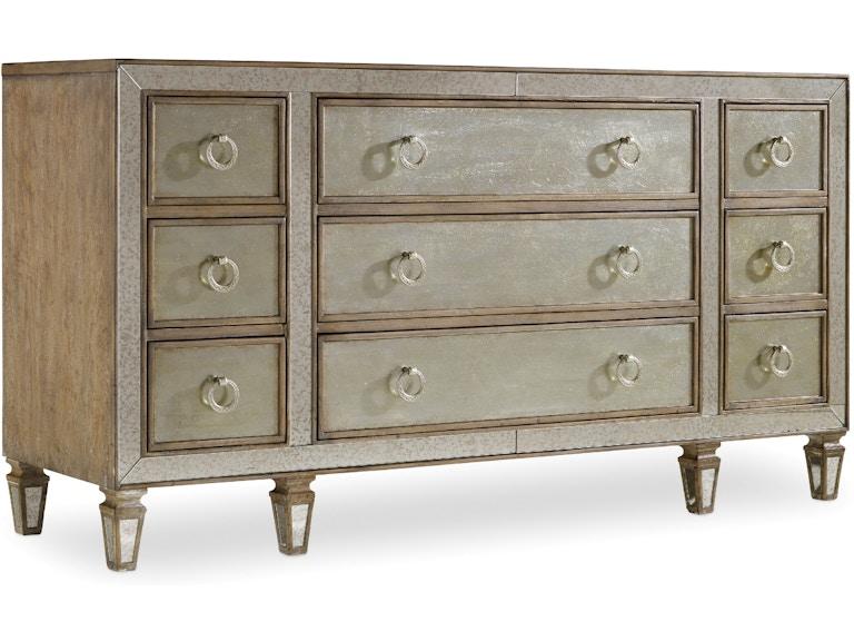 Hooker Furniture Bedroom Sanctuary Dresser 5414-90002 at Norwood Furniture
