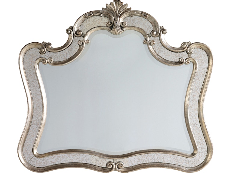 Hooker Furniture Bedroom Sanctuary Shaped Mirror 5413-90009 at Norwood Furniture