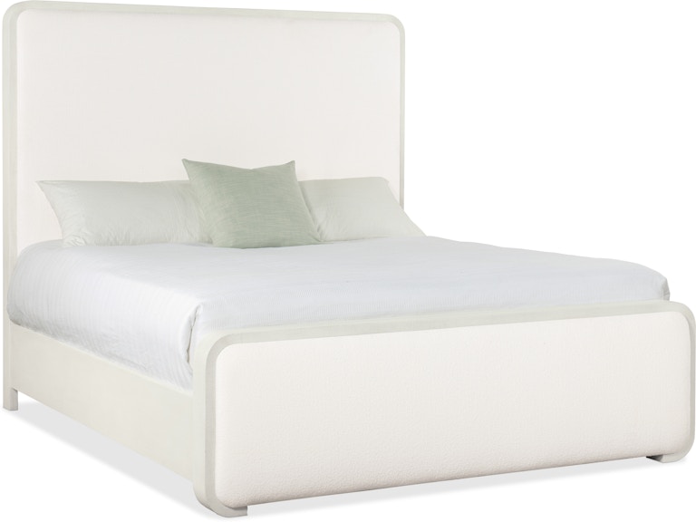 Hooker Furniture Bedroom Serenity Ashore Queen Upholstered Panel Bed 6350-90350-03 at Norwood Furniture
