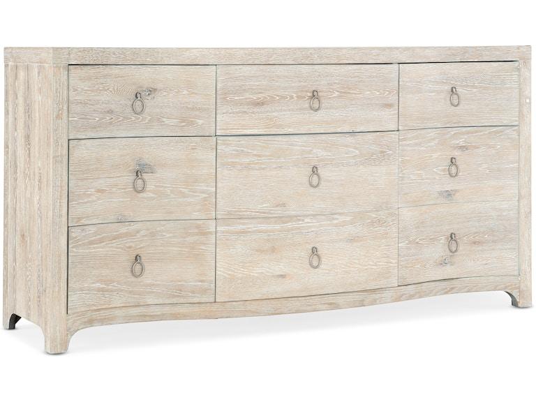 Hooker Furniture Bedroom Serenity Harbour Nine Drawer Dresser 6350-90202-80 at Norwood Furniture