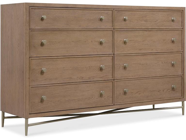Hooker Furniture Bedroom Sonnet Eight-Drawer Dresser 6072-90002-85 at Norwood Furniture