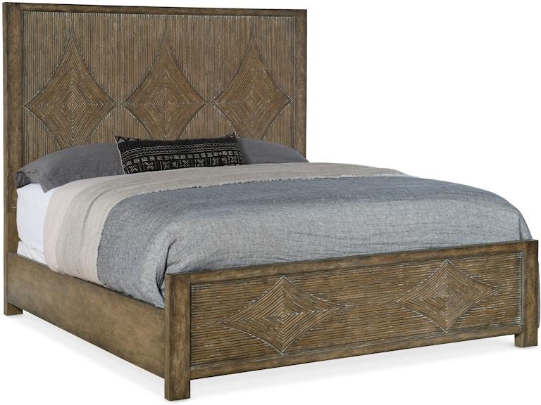 Hooker Furniture Bedroom Sundance King Panel Bed 6015-90366-89 at Norwood Furniture