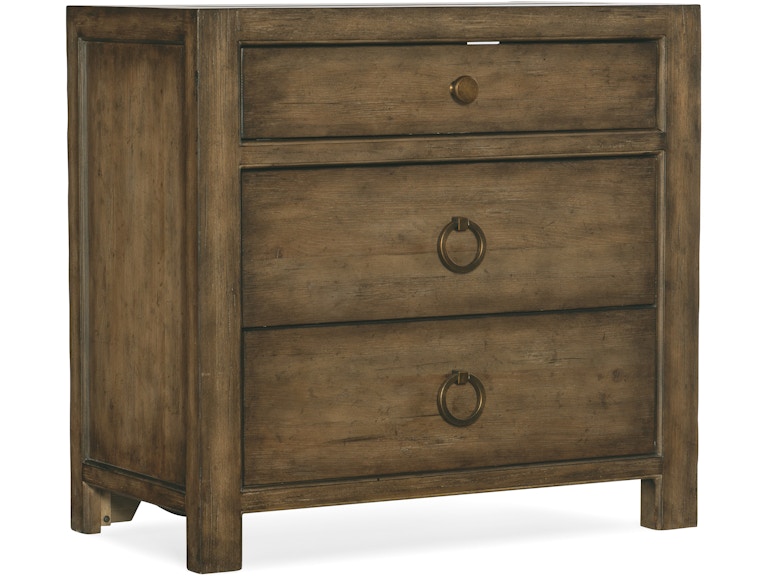 Hooker Furniture Bedroom Sundance Three-Drawer Nightstand 6015-90016-89 at Norwood Furniture