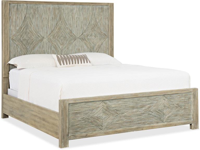 Hooker Furniture Bedroom Surfrider California King Panel Bed 6015-90360-80 at Norwood Furniture