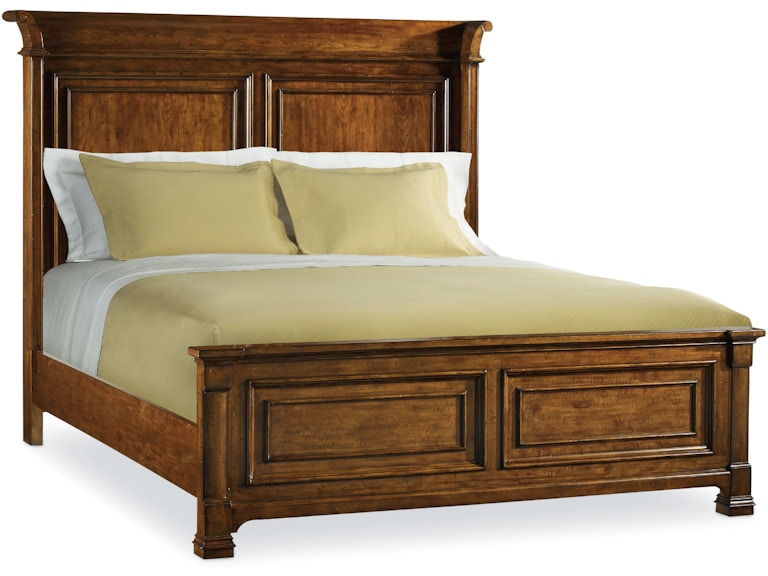 Hooker Furniture Bedroom Tynecastle California King Panel Bed 5323-90260 at Norwood Furniture