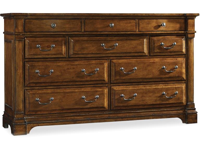 Hooker Furniture Bedroom Tynecastle Dresser 5323-90002 at Norwood Furniture
